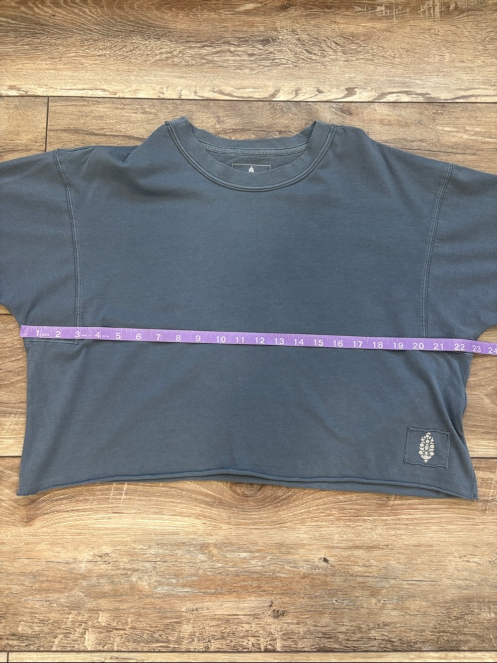 NWOT FP Movement Free People Inspire Tee Midnight Navy Blue XS - Picture 4 of 8